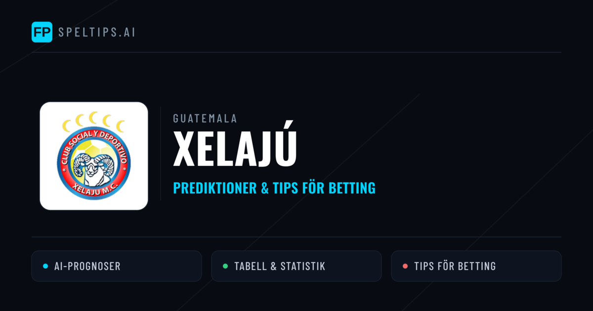 Xelajú Prognoser & Statistik