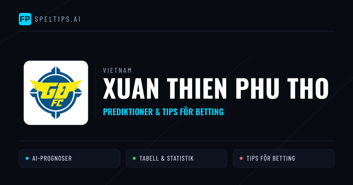 Xuan Thien Phu Tho Prognoser & Statistik
