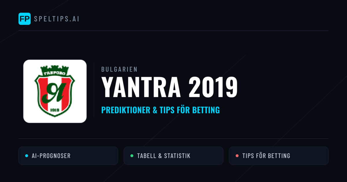 Yantra 2019 Prognoser & Statistik