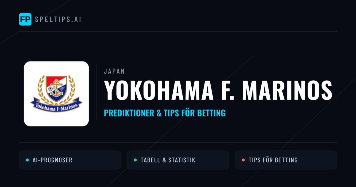 Yokohama F. Marinos Prognoser & Statistik