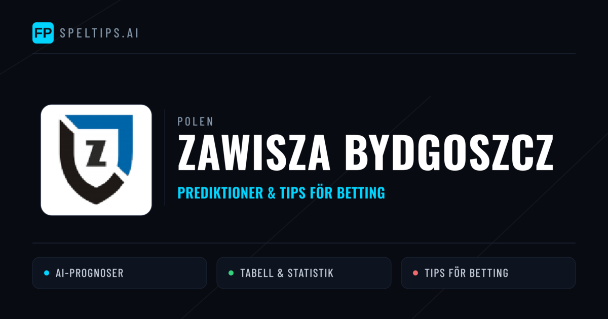 Zawisza Bydgoszcz Prognoser & Statistik