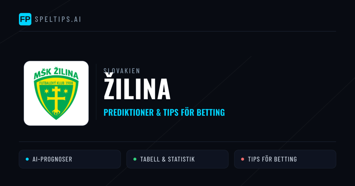 Žilina Prognoser & Statistik