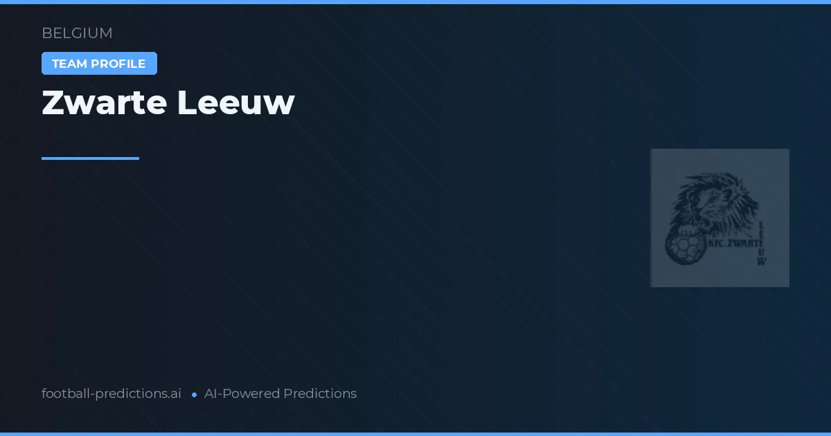 Zwarte Leeuw Prognoser & Statistik