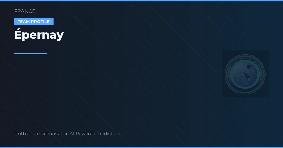 Épernay Prognoser & Statistik