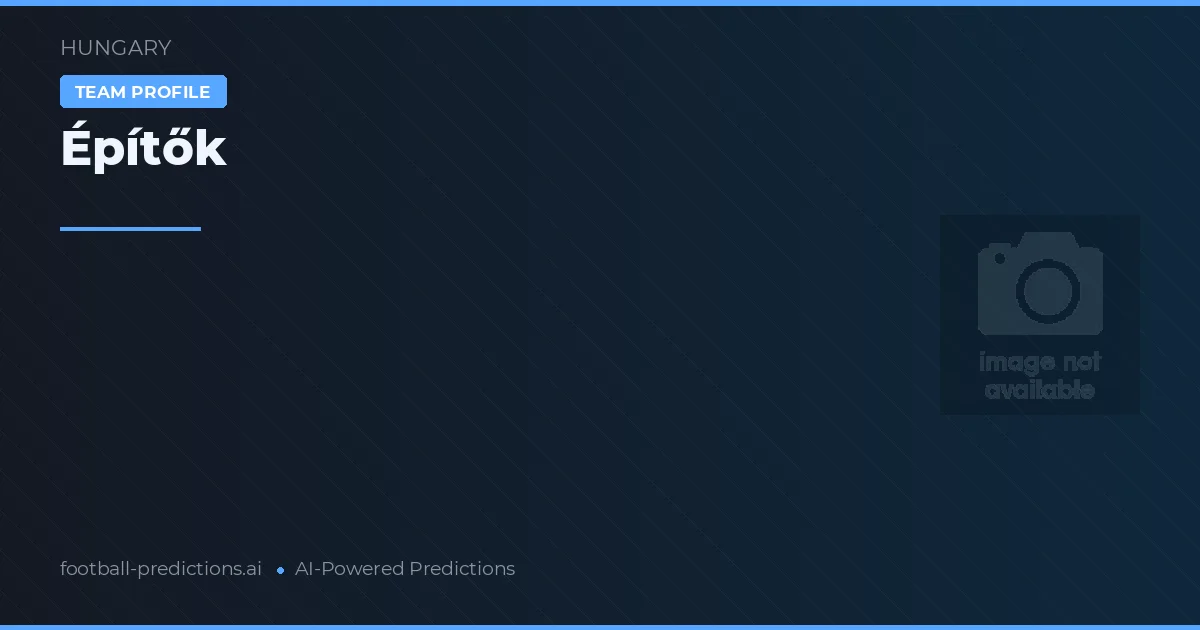 Építők Prognoser & Statistik